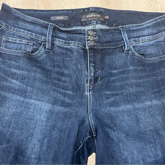 Torrid Premium Ultimate Stretch Jeggings Pants Size 22 high waist - Picture 3 of 12